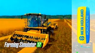Farming Simulator 2017. мод пресс подборщик NEW HOLLAND SELF PROPELLED BALER .