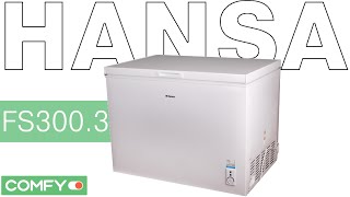 Hansa FS300.3 - вместительный морозильный ларь - Видеодемонстрация от Comfy.ua