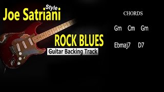 Rock Blues Joe Satriani Style Guitar BackingTrack 177 Bpm Gm