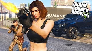 GTA 5 HEIST - HUMANE LABS RAID!!