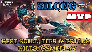 Mobile Legends | ZILONG (ЗИЛОНГ) ТАЩИТ MVP | BEST BUILD | TIPS & TRICKS | SKILLS | GAMEPLAY