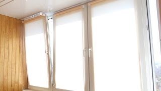 Рулонные шторы на окна МИНУСЫ и ПЛЮСЫ Roller blinds for windows MINUSES and PLUSES