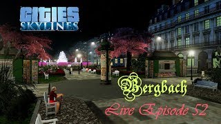 Cities:Skyline. Episode №52. Bergbach. Прямой эфир.Live Stream.