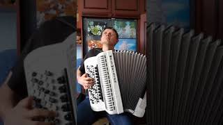 Белые розы на баяне. Вариант игры левой руки.