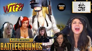 WTF!? MOMENTS GIRLS PUBG STREAMERS!!!