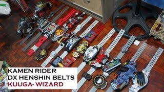 Kamen Rider DX Henshin Belts Kuuga-Wizard 仮面ライダークウガはベルト-ウィザード変身