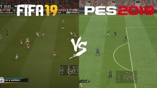 FIFA 19 vs PES 2019 Gameplay Comparison