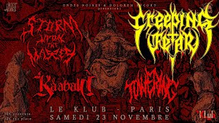 CREEPING FEAR (Fr)   Live Paris, Le Klub 23 11 2019