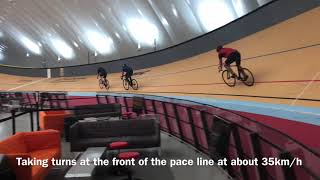 1st Time track Cycling at the Lexus Velodrome