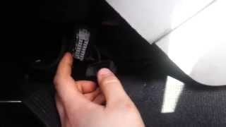 How To Find OBD Diagnostic Connector Land Rover Freelander