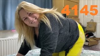BBW ADELESEXYUK TRYING ON A GREY FURRY JUMPER