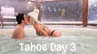 Vlogmas Day 19 | Tahoe Day 3 - Come Shopping With Us!! + Hot Tub After