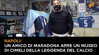 Napoli: un amico di Maradona apre un museo di cimeli della leggenda del calcio