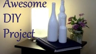 Awesome DIY Project - Painted Bottles
