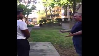 Slap To The Face By A Muslim Father After Racial slurs