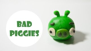 Лепим из пластелина плохую свинью из игры Энгри Бердз. Bad Piggies — Angry Birds
