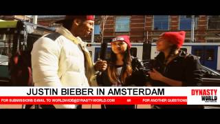 DYNASTY WORLD TV - Justin Bieber in Amsterdam