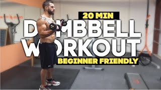 20 Minute Full Body Toning Home Dumbbell Workout