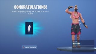 *UNLOCKING* FREE Fortnite Dance Emote 'DEEP END' After Dancing At ALL Beach Party Locations.