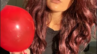 ASMR | Blowing Up Balloons, Tapping, Kisses, Rubbing, Popping With Teeth, Nails, and Feet