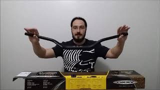 Apresentação e detalhes do guidão Fat Bar Oxxy
