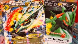 10 Extraordinaires Cartes Pokémon Ultra Rare ! MEGA RAYQUAZA EX & MEGA JUNGKO EX FULL ART ! #3