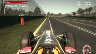 F1 2010 Melbourne Renault Hot Lap NO HELP