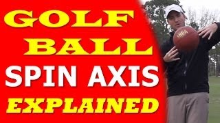 Golf Ball Spin Axis Explained