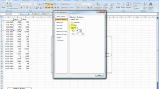 Excel | How to change the dots on the line graph?