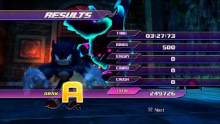 Sonic Unleashed (PS3): But Wait...There's More! (Control During Results Screen)
