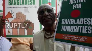 India: Krishna devotees march in Bangalore to decry violence against Hindus