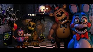 Атака всех аниматроников из FNAF