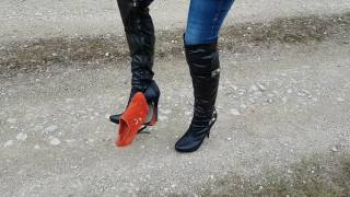 Ankle Boot Crush with Black Boots Part 2
