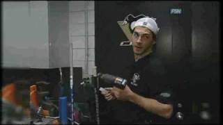 Kris Letang stick room video
