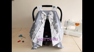 DIY, Baby Car Seat Cover, Puset Örtüsü Yapılışı, Kendin Yap