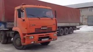 Камаз 6460 с поуприцепом Соммер сп240