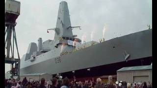Most advanced anti-aircraft ship been launched (British ship HMS Defender)