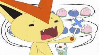 ビクティニと男女【HD】(Victini and the DANJO)