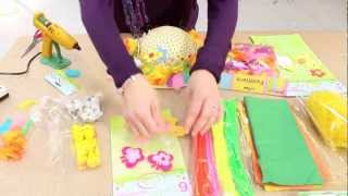 How to make a girls Easter bonnet