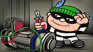 ВОРИШКА БОБ мультик игра для детей ГРАБИТЕЛЬ БОБ ограбил дом и казино #1 развлекательное видео