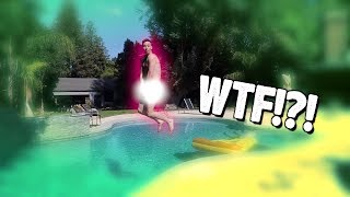 A NAKED GUY JUMPED INTO LOGAN'S POOL!!