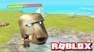 DEFEATING THE OLD GOD!! | Roblox Booga Booga