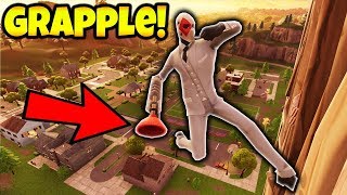 *NEW BEST* GUN IN THE GAME!!! (Fortnite Grappler Gameplay)