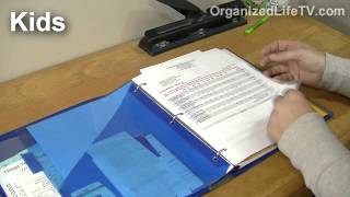 Organize Household Paperwork with Binders #2