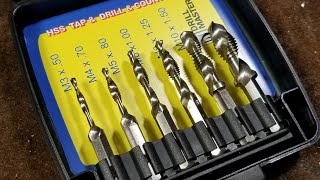 Harbor Freight Metric Drill & Tap Combination Bit Set Review