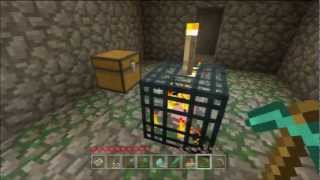 Minecraft Xbox 360 1.8.2 #16 - Mob Spawner and Stronghold Searching (Mining)