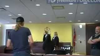 Freeman in Canada court system