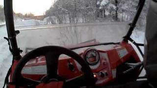 Polaris RZR cab view!