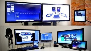 Ultimate Tech Office Tour / Gaming Setup / Desk Setup 2013