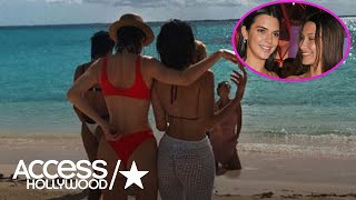 Kendall Jenner & Bella Hadid Get Cheeky In Thong Bikinis In The Bahamas